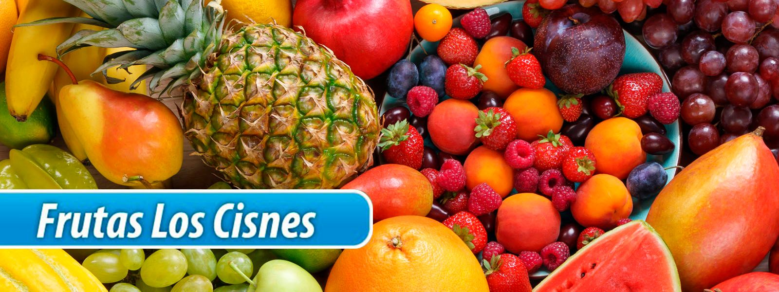 Frutas Los Cisnes frutas y verduras con logo